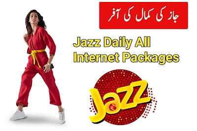 Jazz All Daily Internet lowest Price Packages