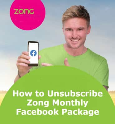 How to Unsubscribe Zong Monthly Facebook Package