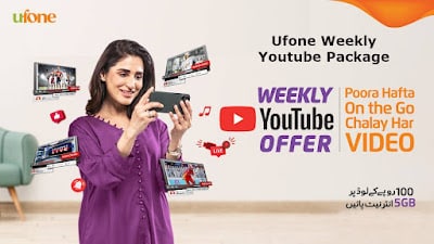 Ufone Weekly Youtube Package