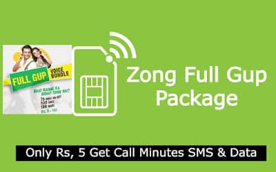 Zong Full Gup Package Price Subscription Unsubscribe Details