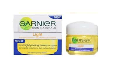 GARNIER is GARNIER light overnight whitening peeling cream