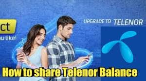 Telenor to telenor balance share code 2020 | telenor balance share karne ka tarika