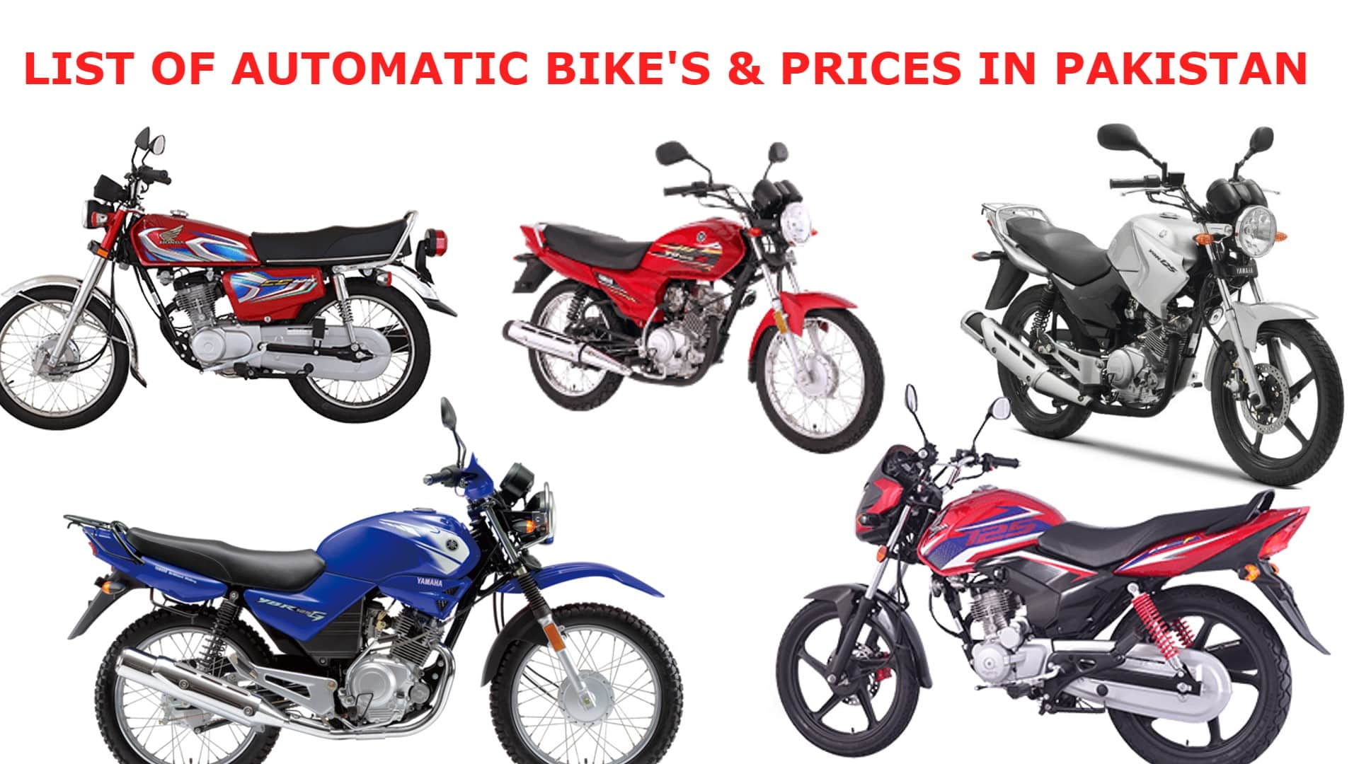 Automatic Bikes Price in Pakistan